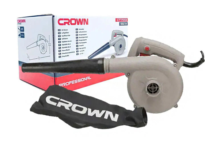 CROWN CT17013 Electric Blower & Vacuum 2 in 1 with single speed - 550 WATT