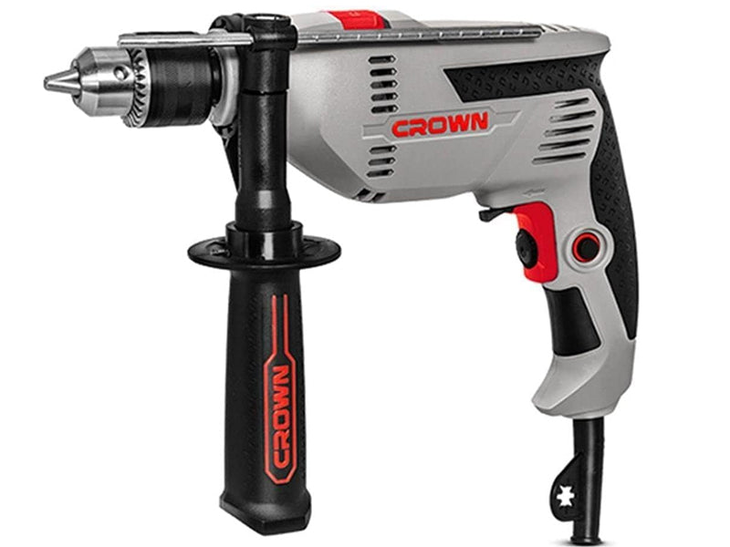 Crown Impact Hammer Drill 13mm 750w With Variable Speed & Reverse Forward - CT10129