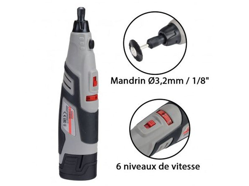 CROWN Cordless Rotary Tools 12V Mini Drill / Grinder CT23006