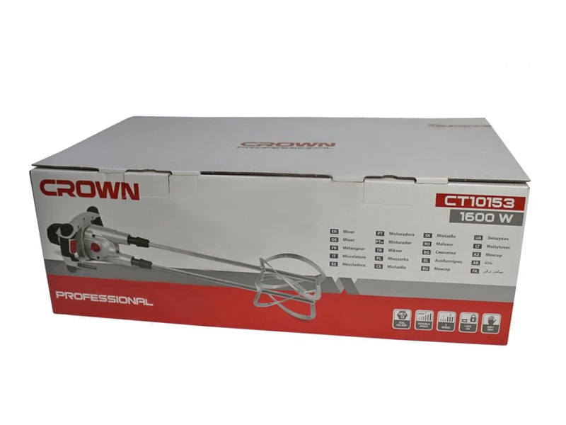 CROWN - CT10153 - Mixer Machine 120mm with double rods at 1600w 2 speed control