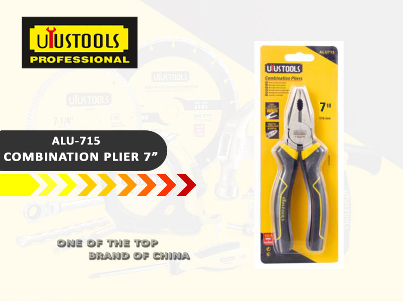 UYUSTOOLS - ALU715 - Combination Pliers 7 Inch