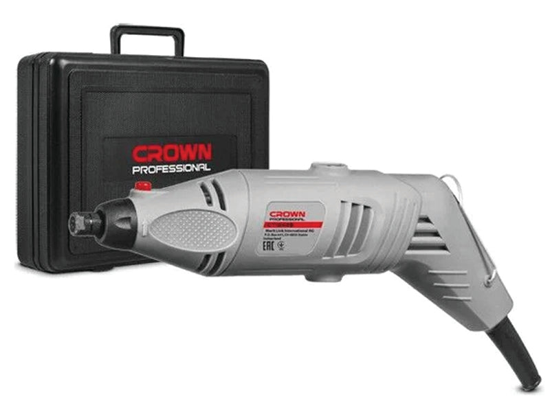 Crown CT13428 Mini Die Grinder 3mm 150watt with BMC 40pcs set