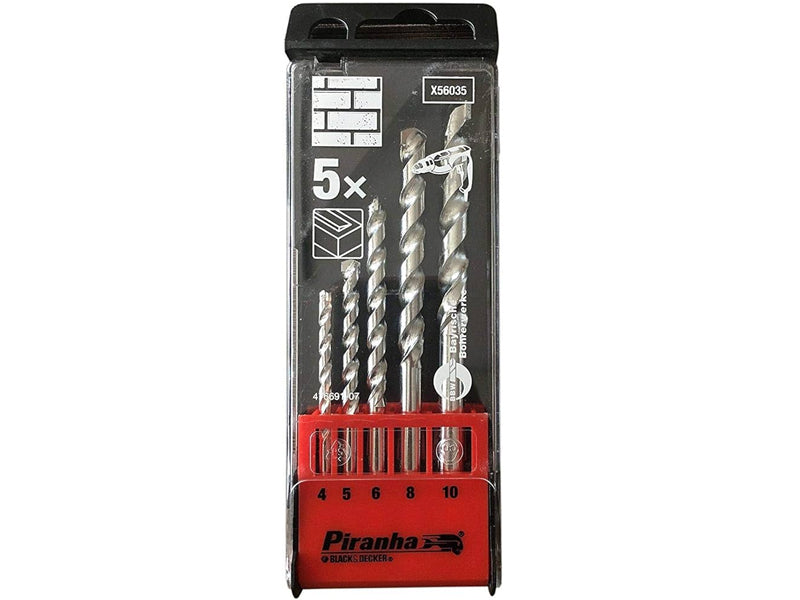 Black and decker Masonry drill bits 5 pcs set