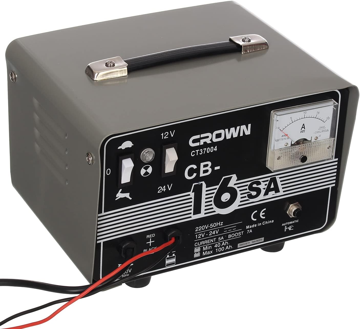 CROWN CT37004 Battery Charger 12/24v - 110 to 180w