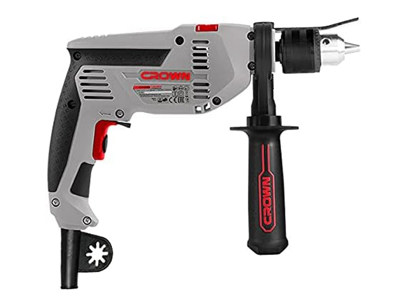 Crown Impact Hammer Drill 13mm 750w With Variable Speed & Reverse Forward - CT10129