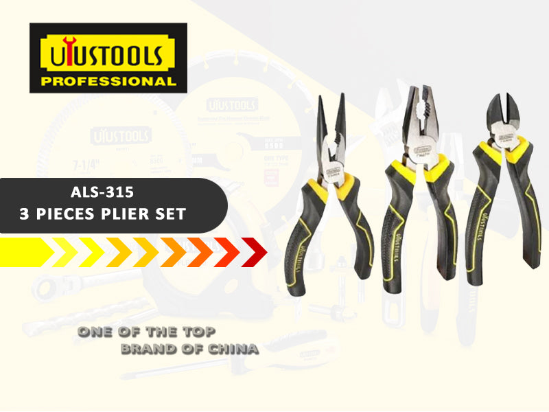 UYUSTOOLS - ALS315 - 3pcs plier set - 6inch - 6inch - 8inch