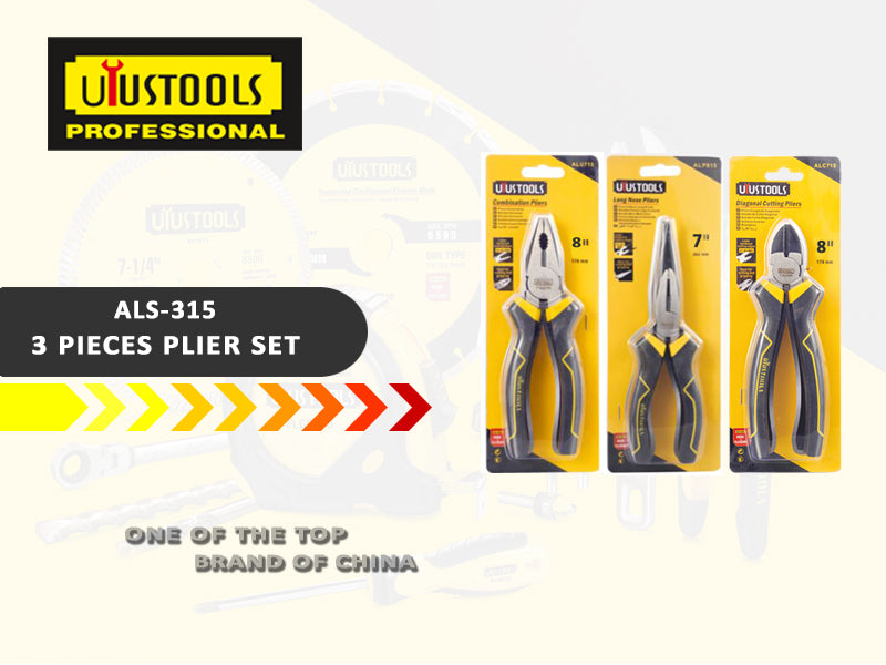 UYUSTOOLS - ALS315 - 3pcs plier set - 6inch - 6inch - 8inch