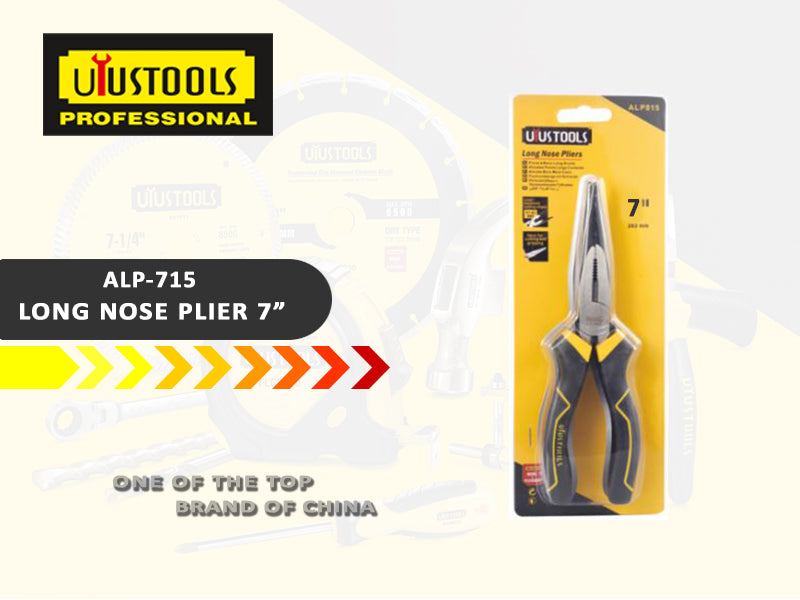 UYUSTOOLS - ALP715 - Long Nose Pliers 7 inch