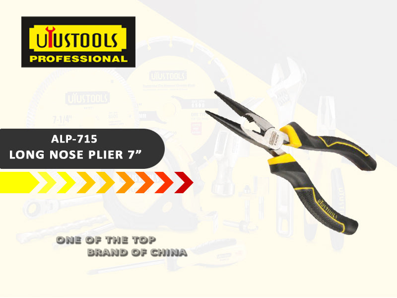 UYUSTOOLS - ALP715 - Long Nose Pliers 7 inch
